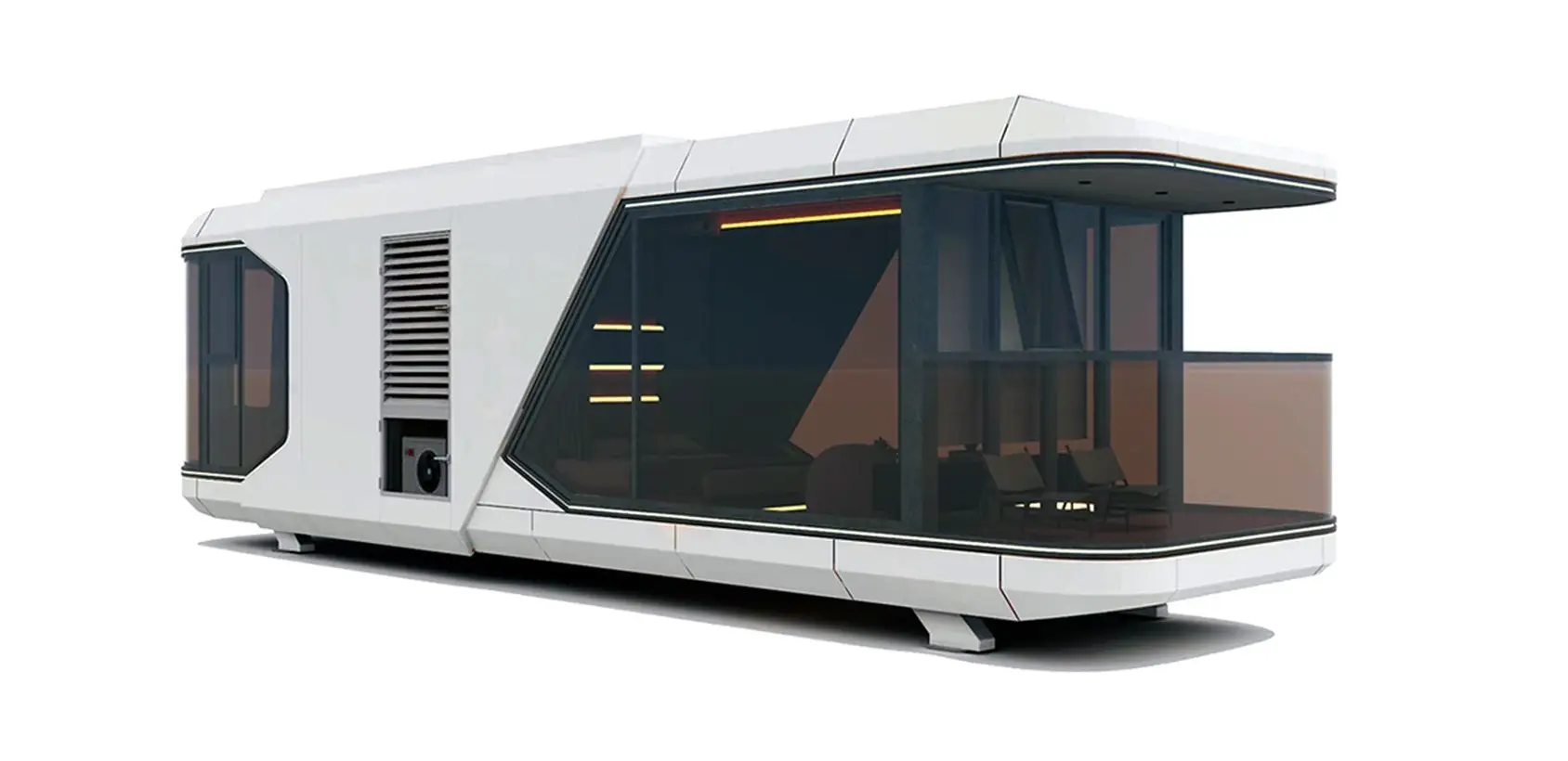 Modern futuristic modular home design